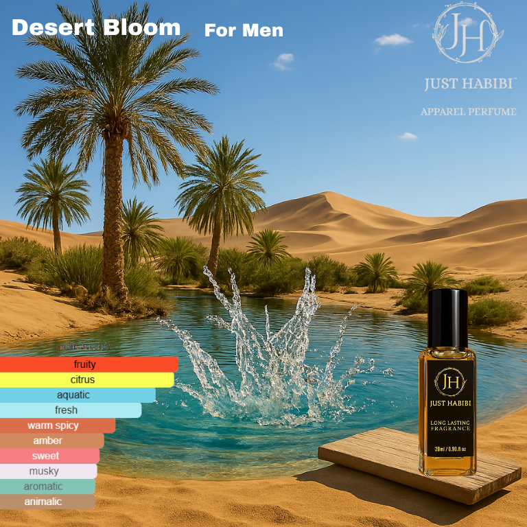 Just Habibi™ - DESERT BLOOM PERFUME : - The Scent of Unapologetic Allure