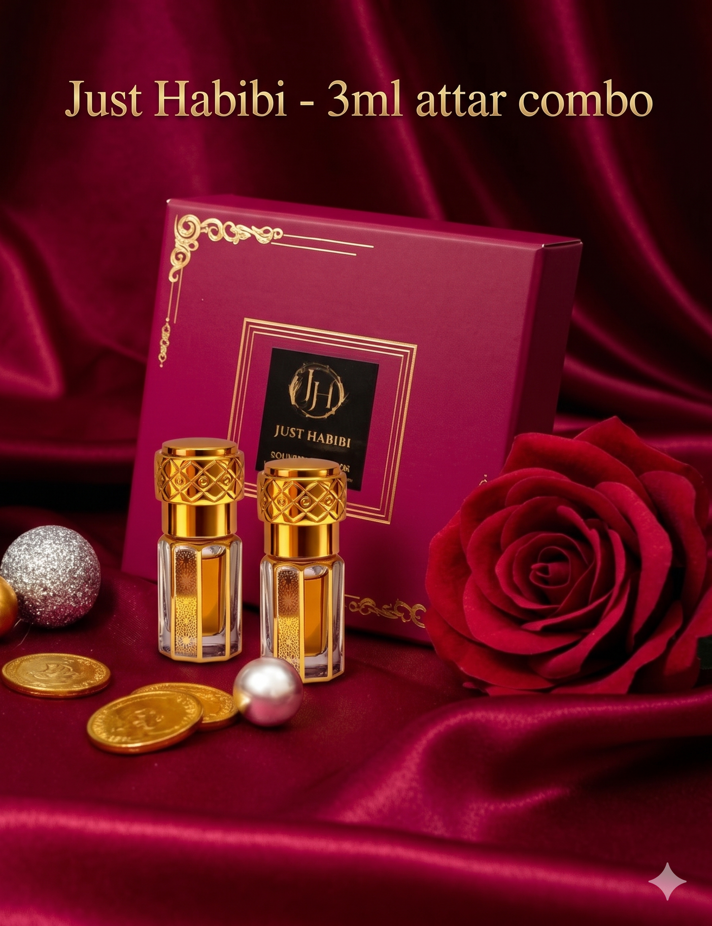 Luxury Attar Combo - Musk Habibi & Arabian Spice | Just Habibi