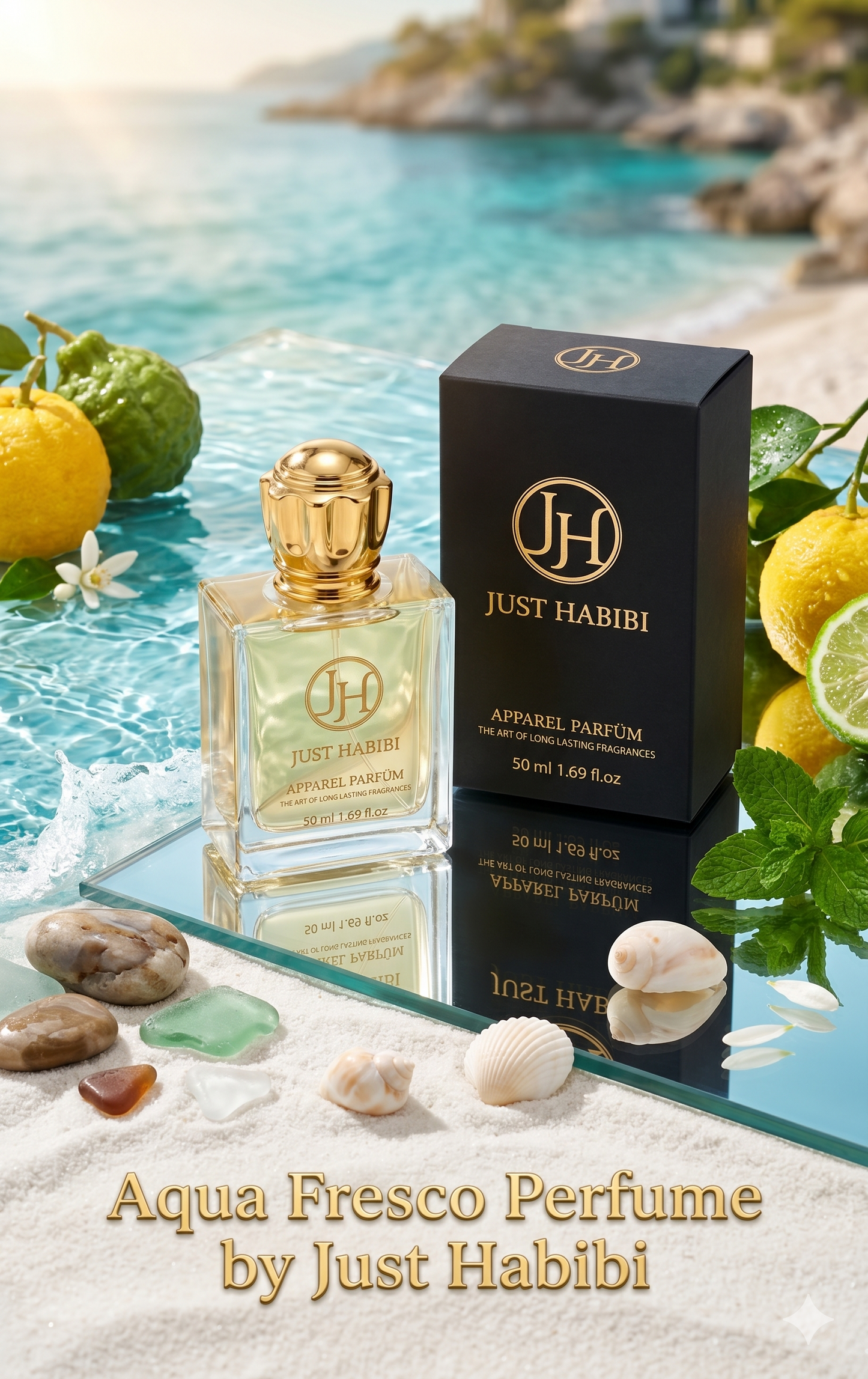 Just Habibi™ | AQUA FRESCO PERFUME:  Breathe in the freshness