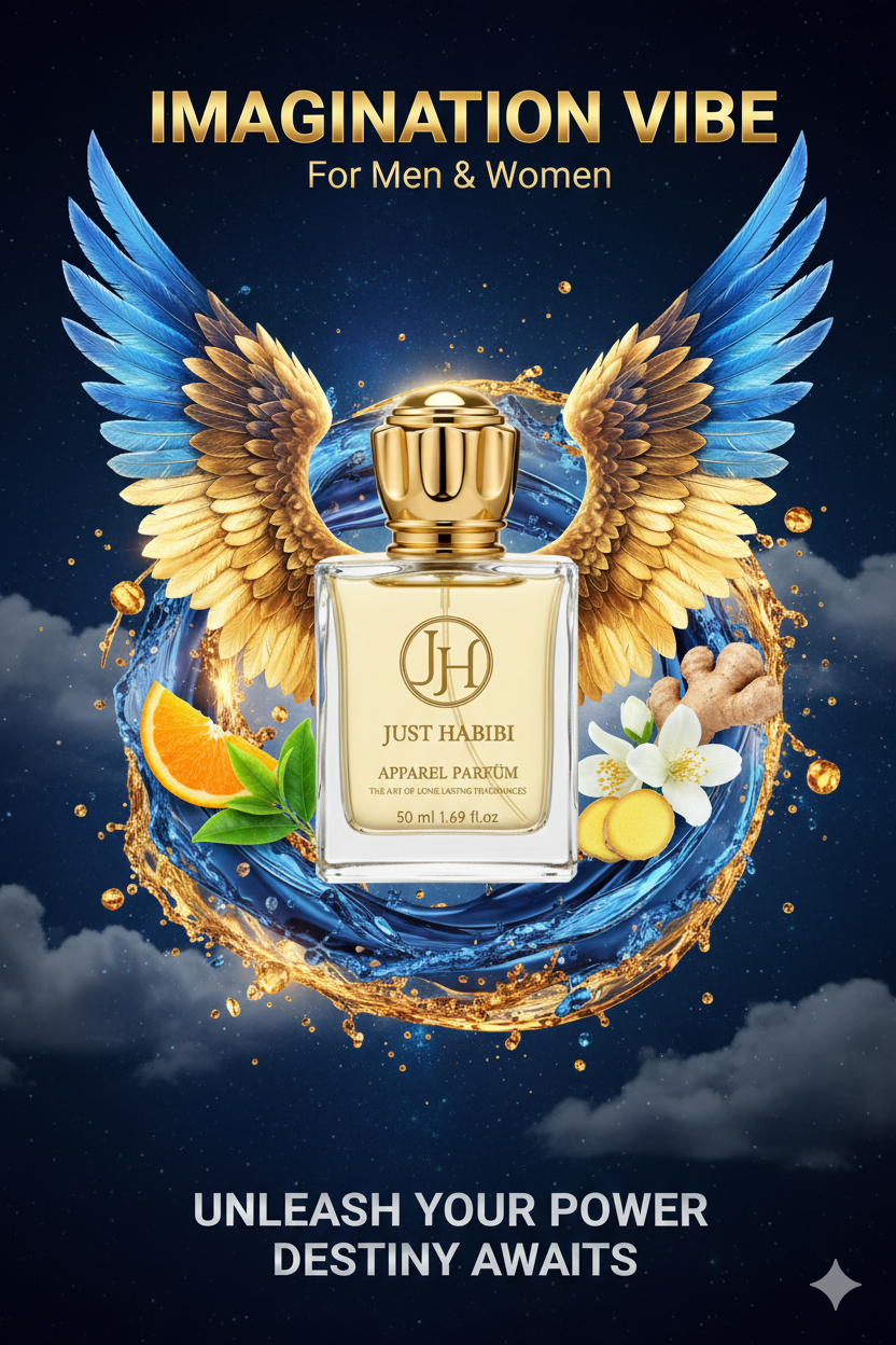 Just Habibi™ -IMAJINATION VIBE PERFUME : - "Elevate Your Imagination, Define Your Presence."