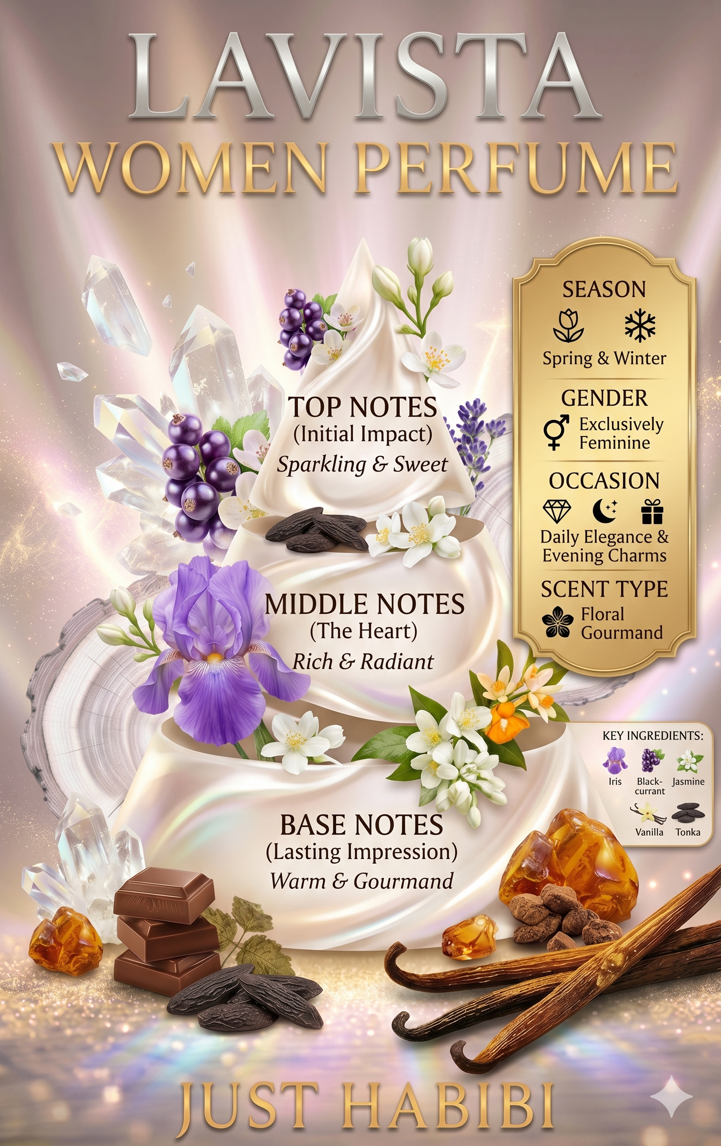 Just Habibi™ | LAVISTA PERFUME : ESSENCE OF FEMININITY
