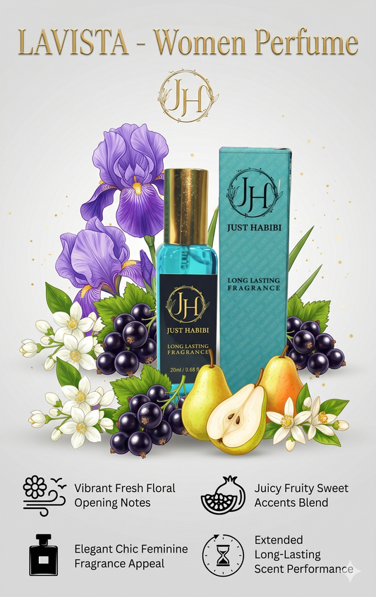 Just Habibi™ | LAVISTA PERFUME : ESSENCE OF FEMININITY