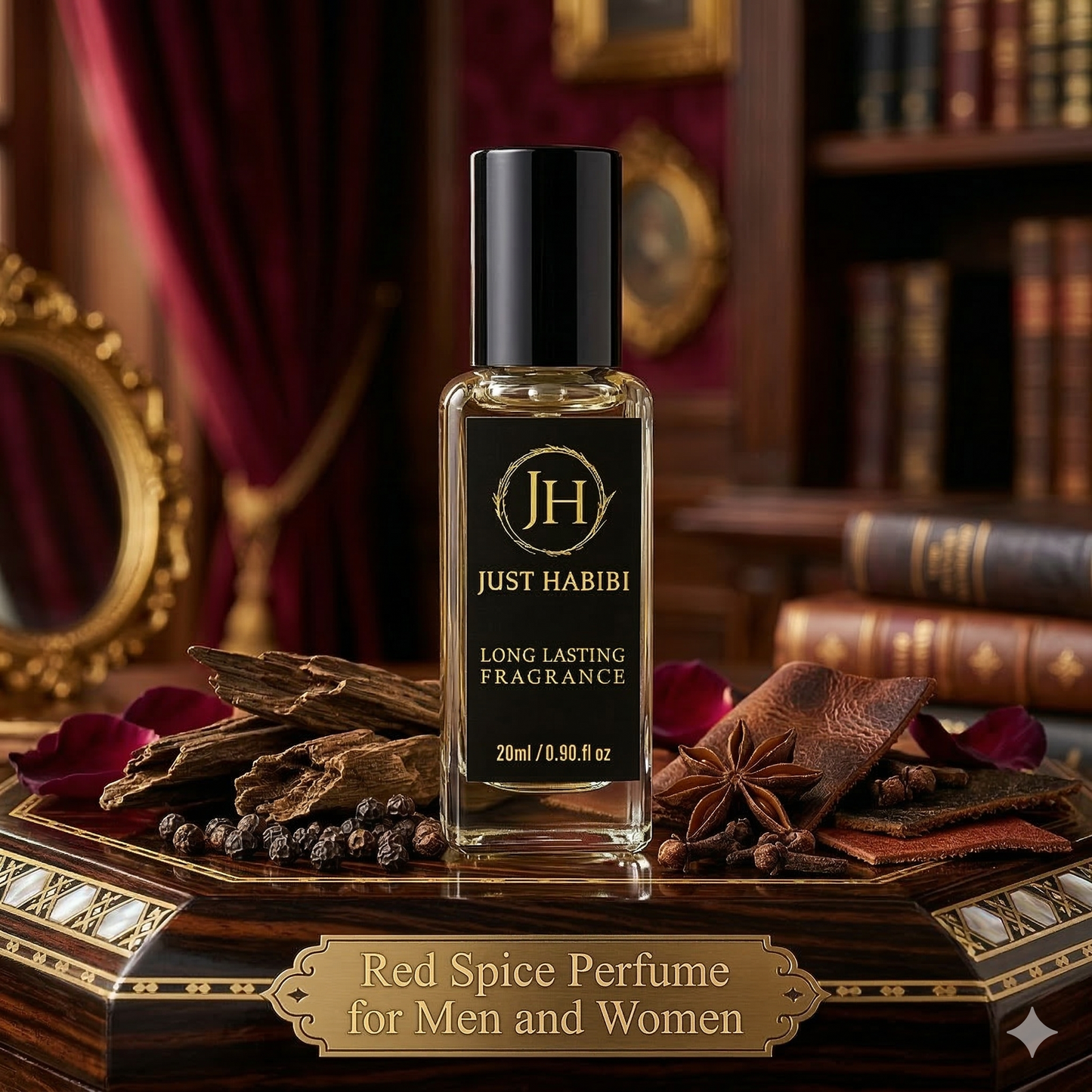 Just Habibi™️ - RED SPICE PERFUME – Own the Night