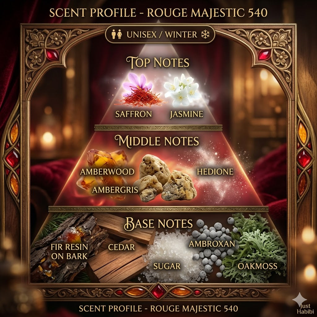 Just Habibi™️ - ROUGE MAJESTIC PERFUME – The Essence of Elegance