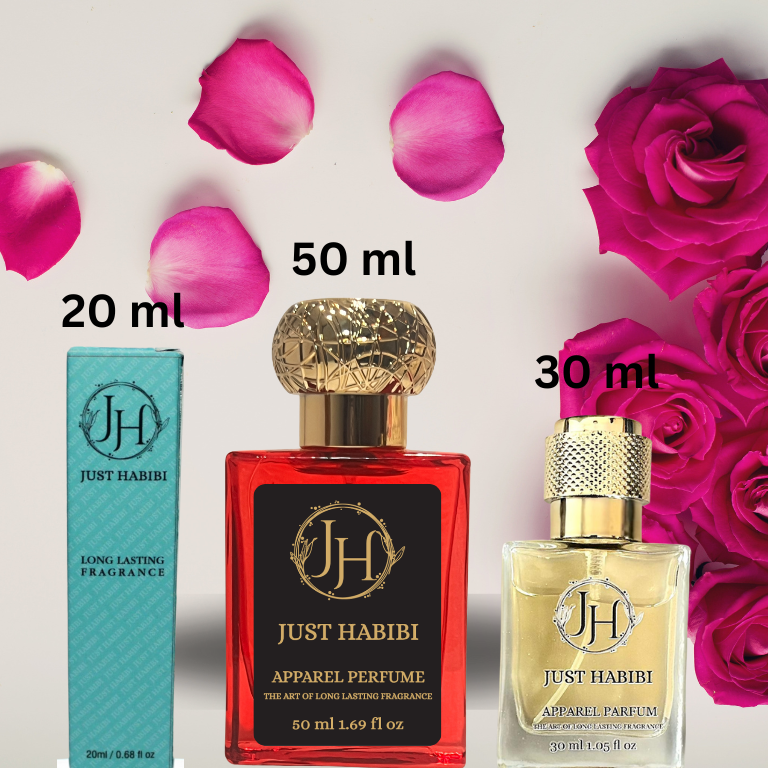 Just Habibi™️ Three bottles of perfumes with 3 variants 