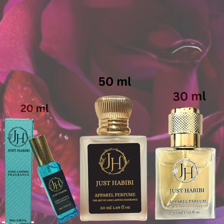 Just Habibi's Lush petal Perfume- with 3 variants 