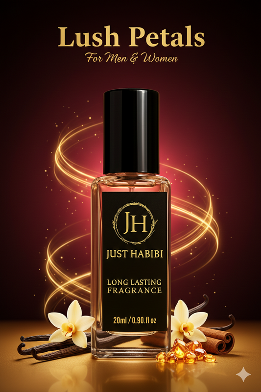 Just Habibi™  | Lush Petals Perfume – Vanilla Dreams Blossom.