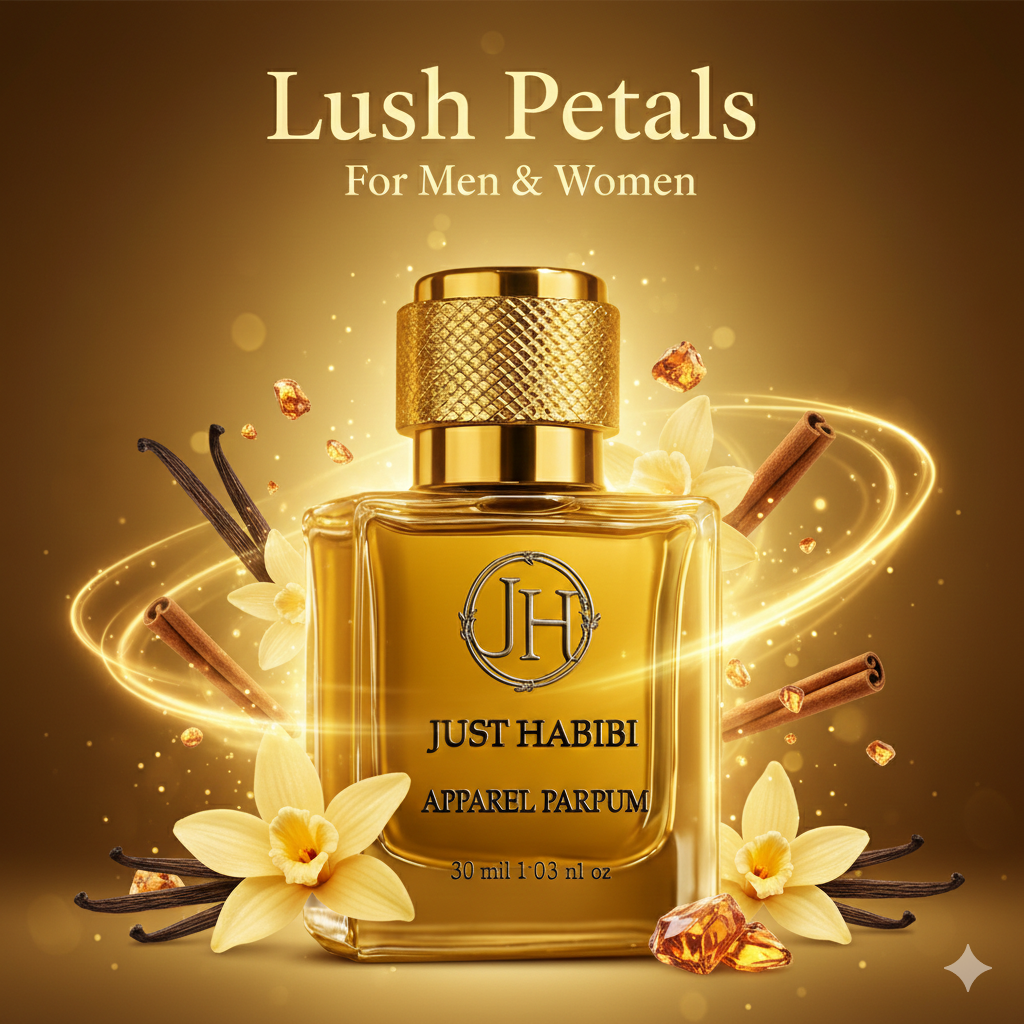 Just Habibi™  | Lush Petals Perfume – Vanilla Dreams Blossom.