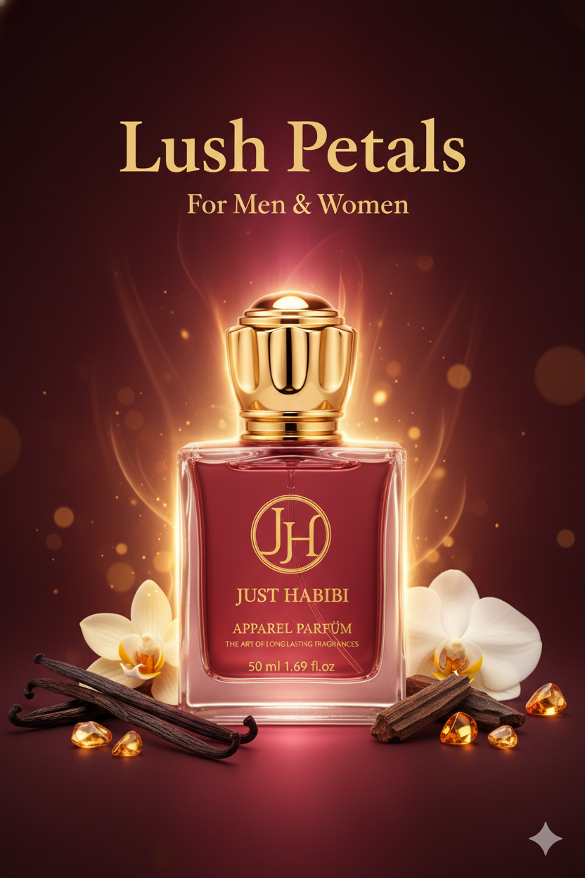 Just Habibi™  | Lush Petals Perfume – Vanilla Dreams Blossom.