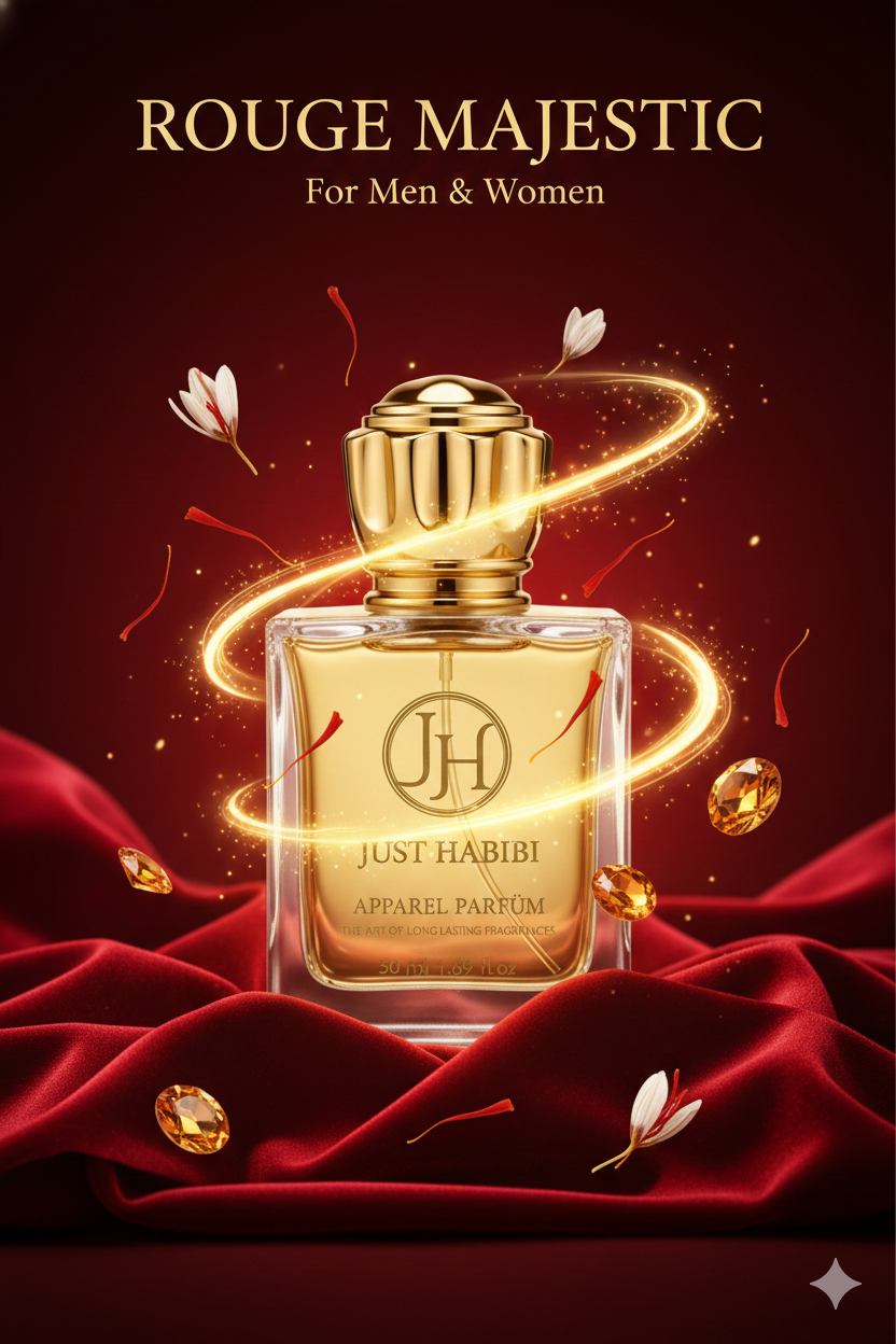 Just Habibi™️ - ROUGE MAJESTIC PERFUME – The Essence of Elegance