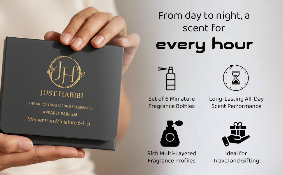 JUST HABIBI™   |  PERFUME SAMPLE SET of 6