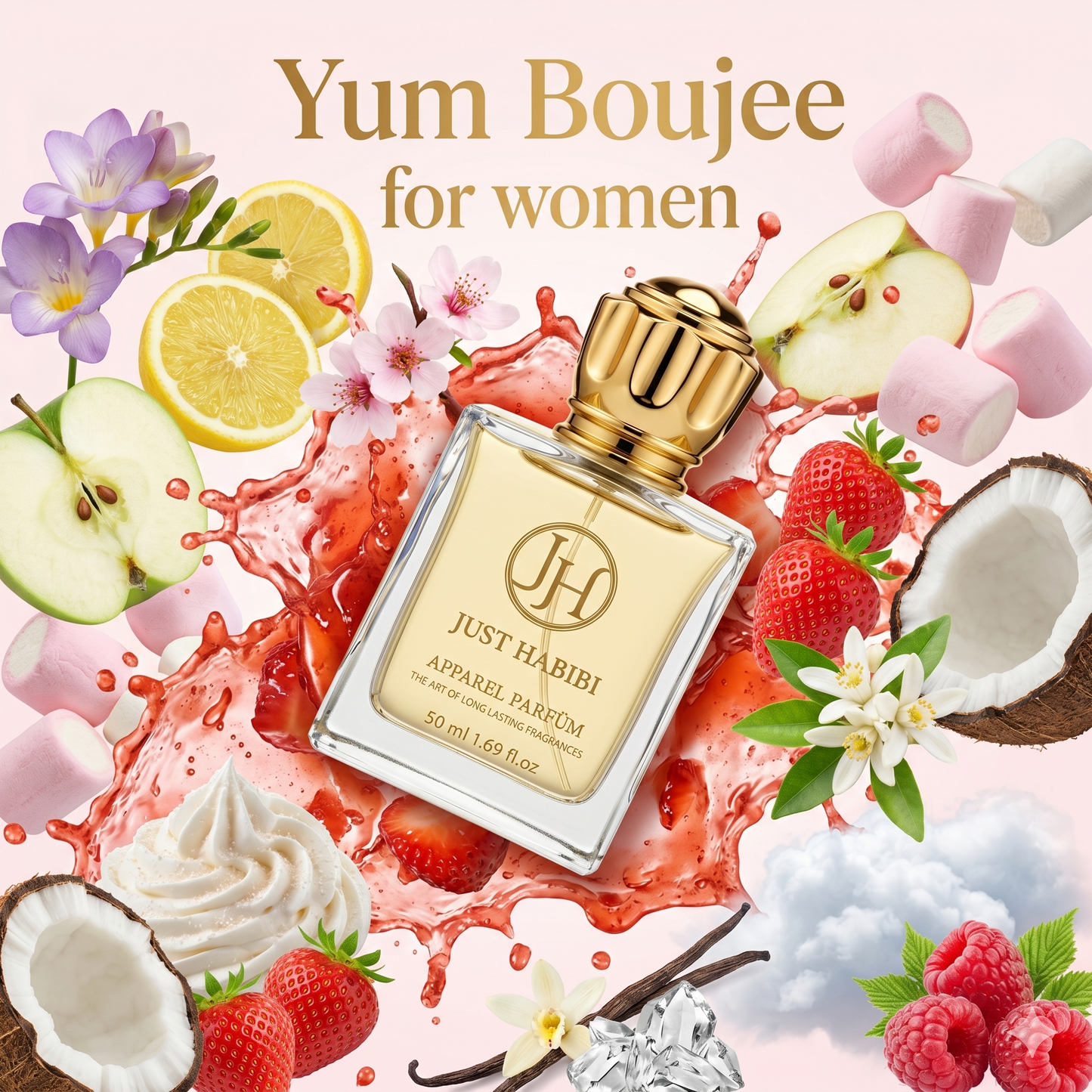 Just Habibi™ | YUM BOUJEE – Fruity Floral Gourmand Perfume